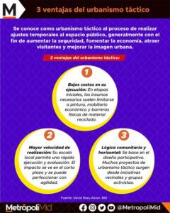 3 VENTAJAS DEL URBANISMO TÁCTICO