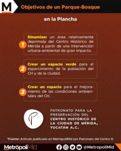 144 OBJETIVOS DE UN PARQUE-BOSQUE EN LA PLANCHA