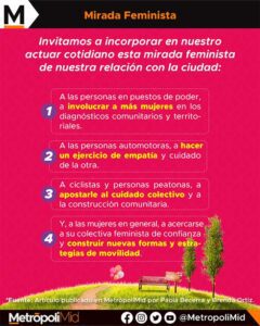 Infografía Mirada Feminista