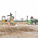 Juegos infantiles en abandono