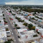 Vista aérea de la zona habitacional de Las Américas, Mérida, Yucatán